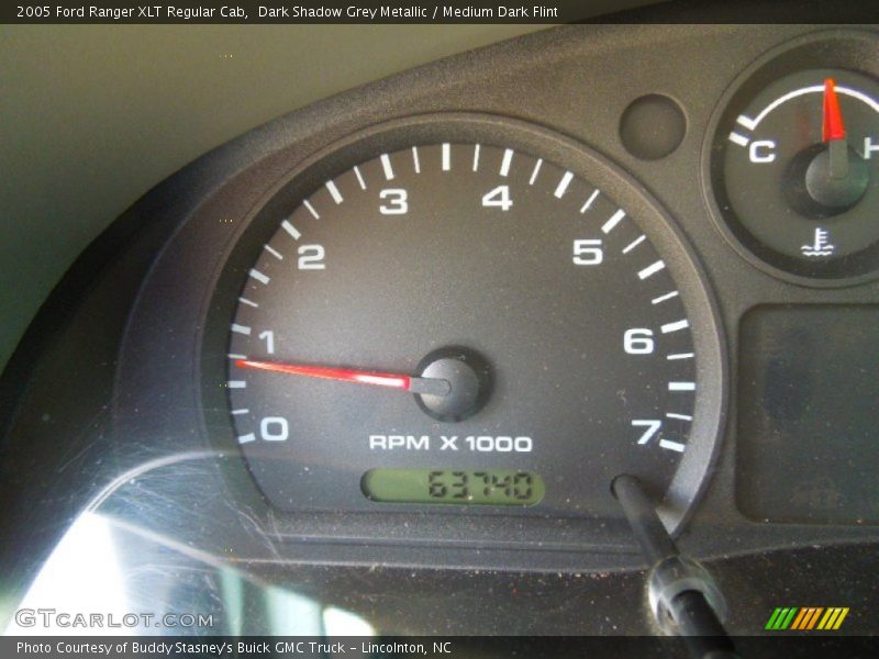 Dark Shadow Grey Metallic / Medium Dark Flint 2005 Ford Ranger XLT Regular Cab