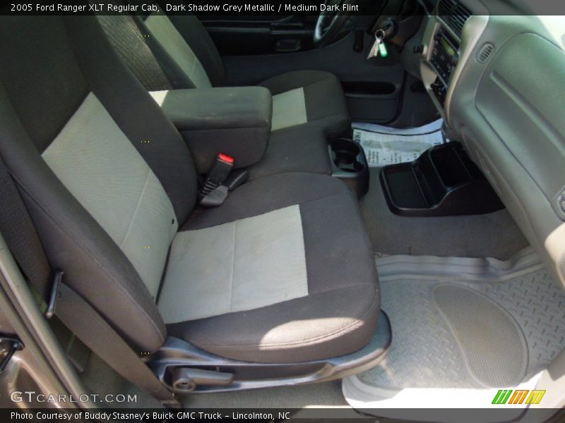 Dark Shadow Grey Metallic / Medium Dark Flint 2005 Ford Ranger XLT Regular Cab