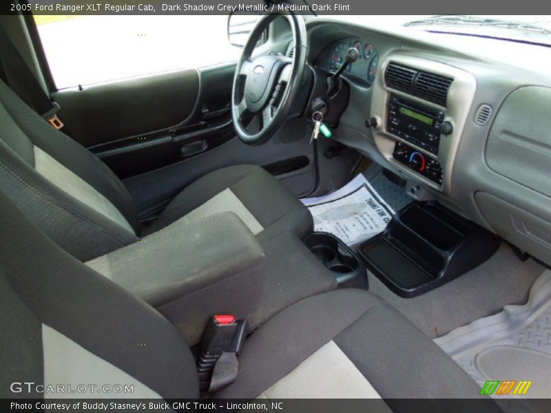 Dark Shadow Grey Metallic / Medium Dark Flint 2005 Ford Ranger XLT Regular Cab