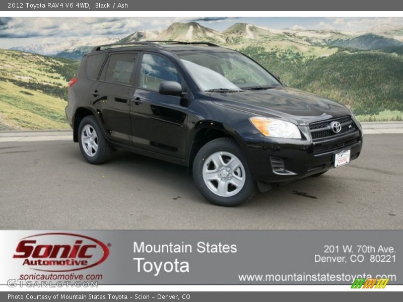 Black / Ash 2012 Toyota RAV4 V6 4WD