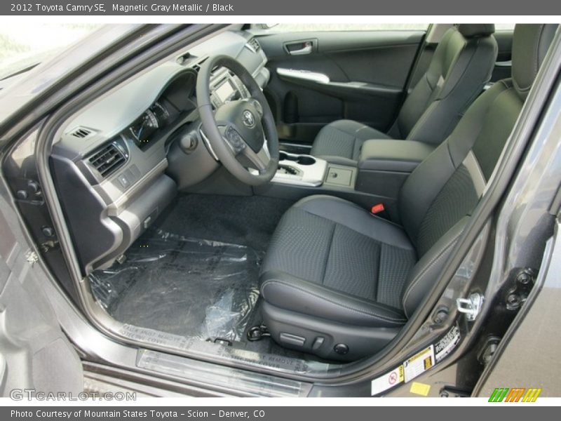Magnetic Gray Metallic / Black 2012 Toyota Camry SE