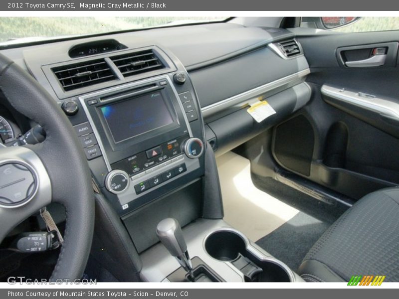 Magnetic Gray Metallic / Black 2012 Toyota Camry SE
