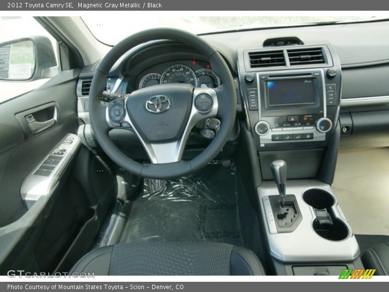 Magnetic Gray Metallic / Black 2012 Toyota Camry SE