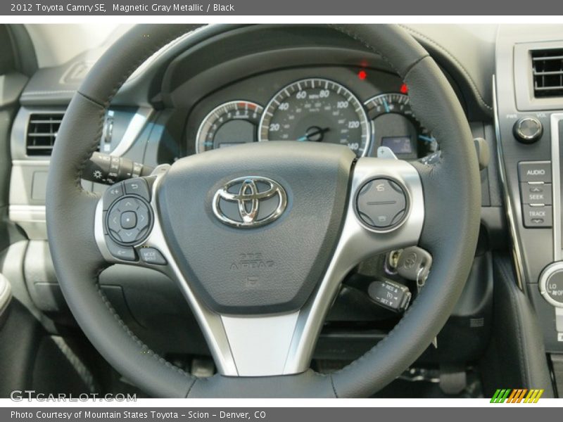 Magnetic Gray Metallic / Black 2012 Toyota Camry SE