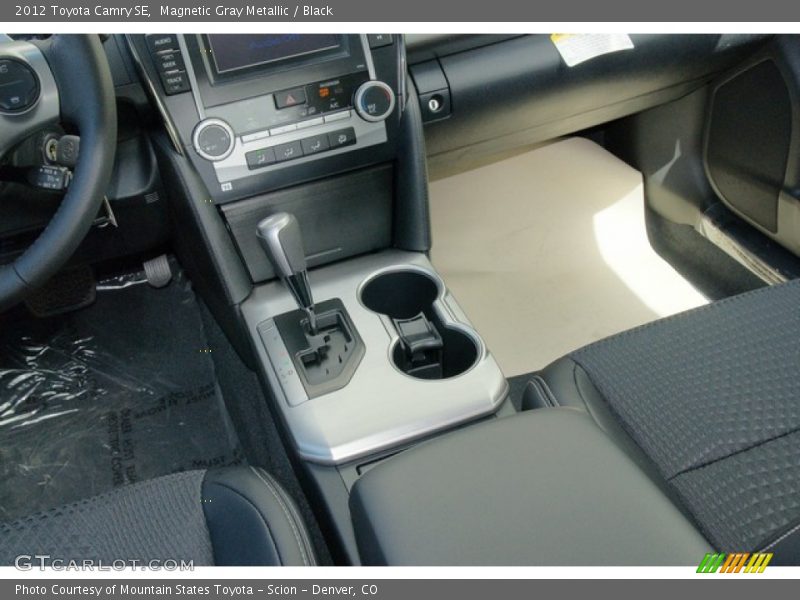 Magnetic Gray Metallic / Black 2012 Toyota Camry SE
