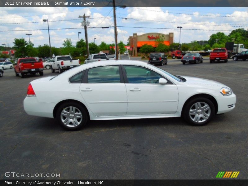 Summit White / Ebony 2012 Chevrolet Impala LT