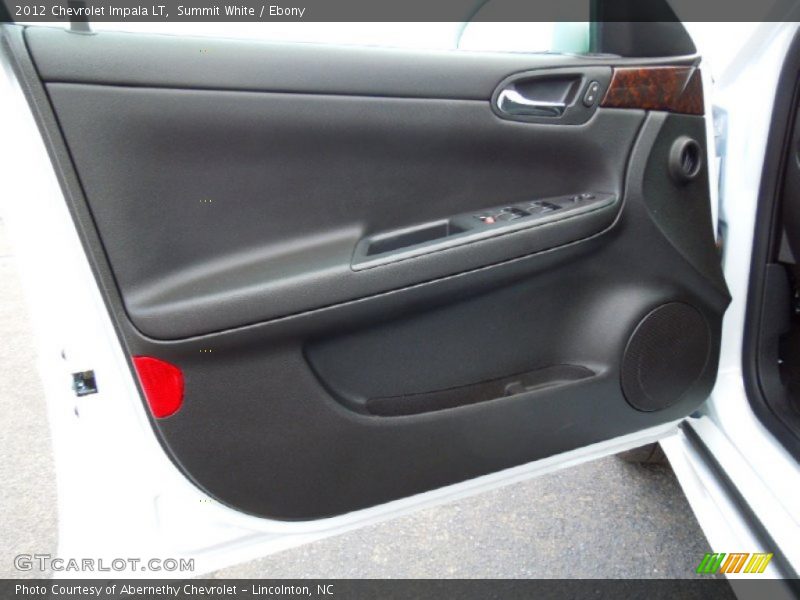 Summit White / Ebony 2012 Chevrolet Impala LT