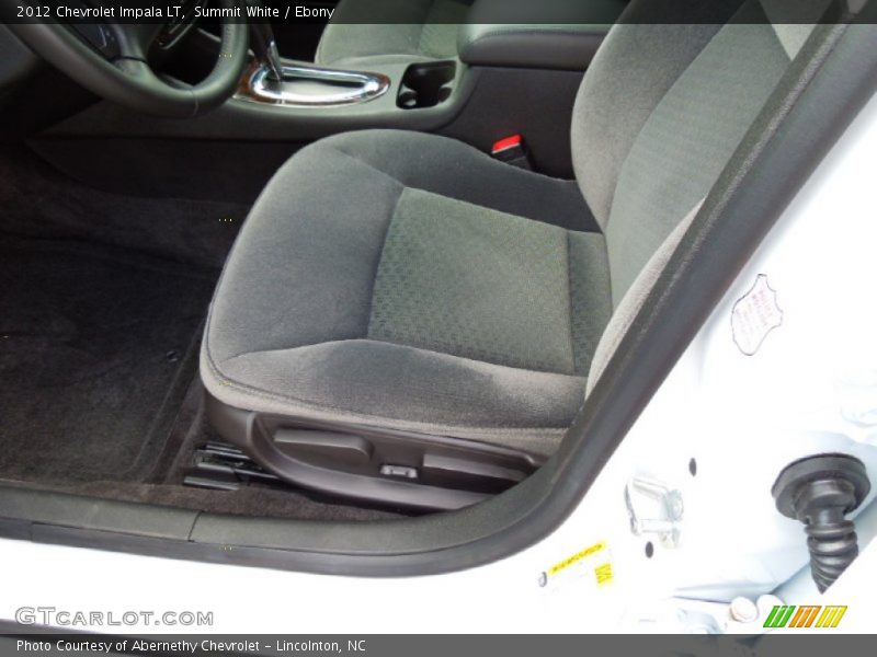 Summit White / Ebony 2012 Chevrolet Impala LT