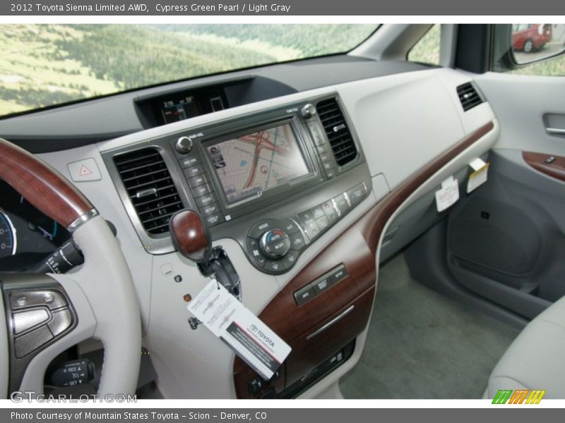 Cypress Green Pearl / Light Gray 2012 Toyota Sienna Limited AWD