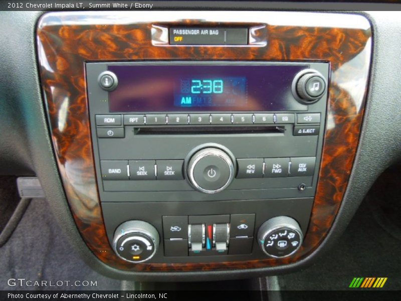 Summit White / Ebony 2012 Chevrolet Impala LT