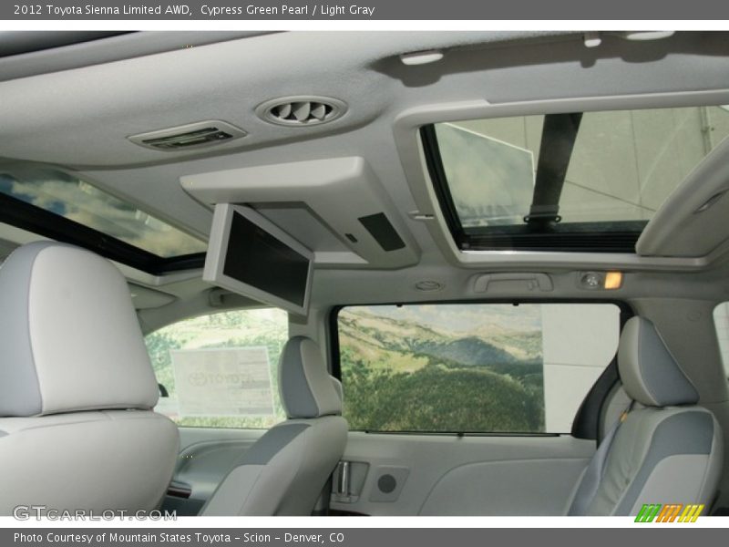 Cypress Green Pearl / Light Gray 2012 Toyota Sienna Limited AWD