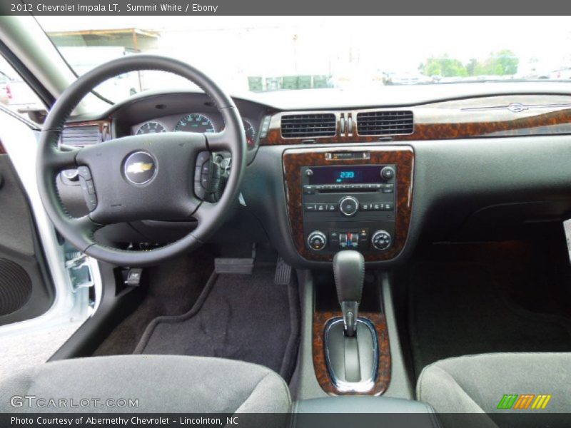 Summit White / Ebony 2012 Chevrolet Impala LT