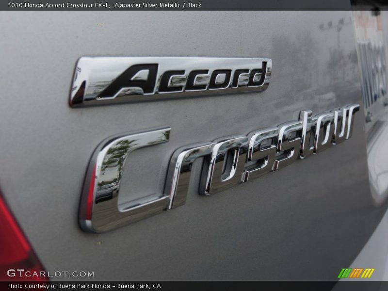 Alabaster Silver Metallic / Black 2010 Honda Accord Crosstour EX-L