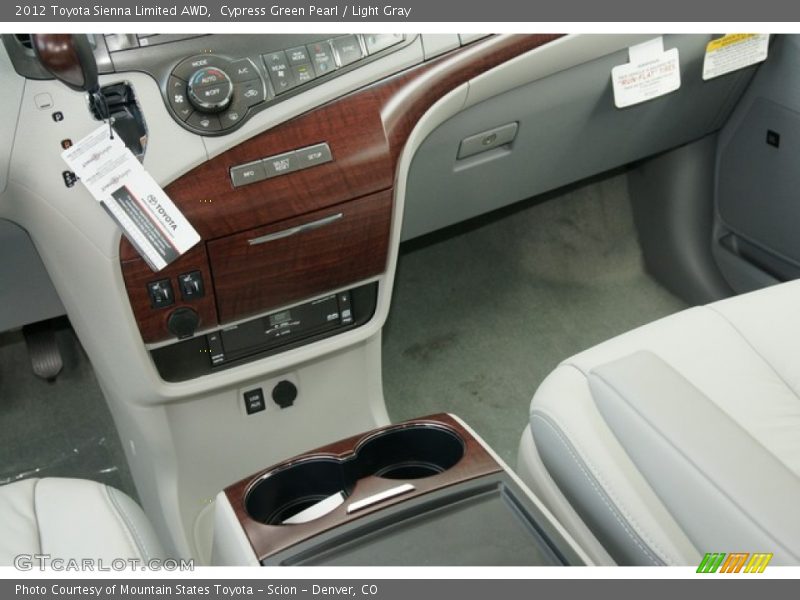 Cypress Green Pearl / Light Gray 2012 Toyota Sienna Limited AWD