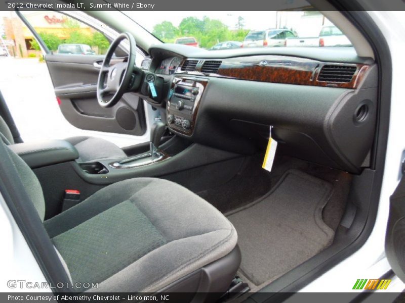 Summit White / Ebony 2012 Chevrolet Impala LT