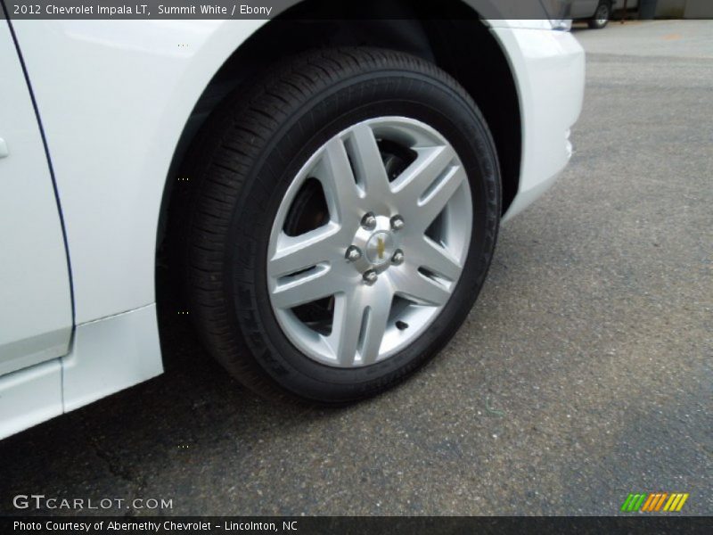 Summit White / Ebony 2012 Chevrolet Impala LT