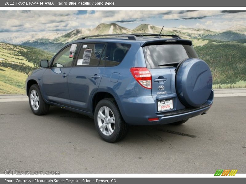 Pacific Blue Metallic / Sand Beige 2012 Toyota RAV4 I4 4WD