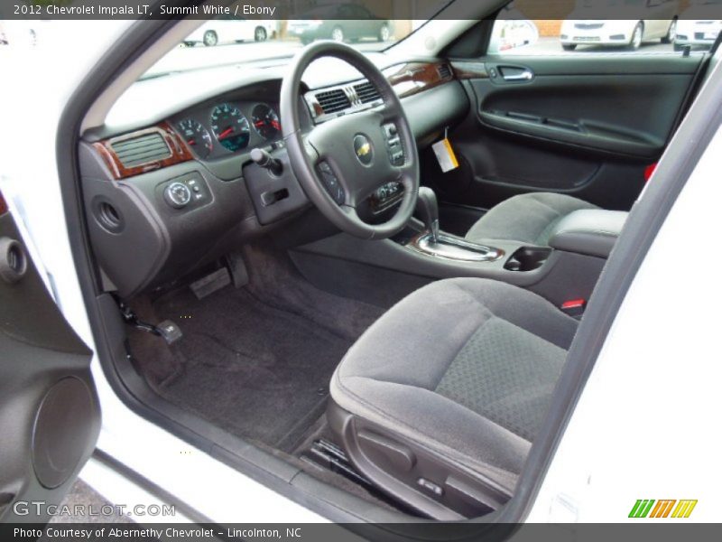 Summit White / Ebony 2012 Chevrolet Impala LT