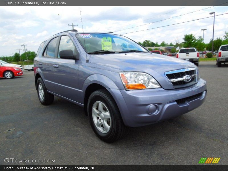 Ice Blue / Gray 2009 Kia Sorento LX