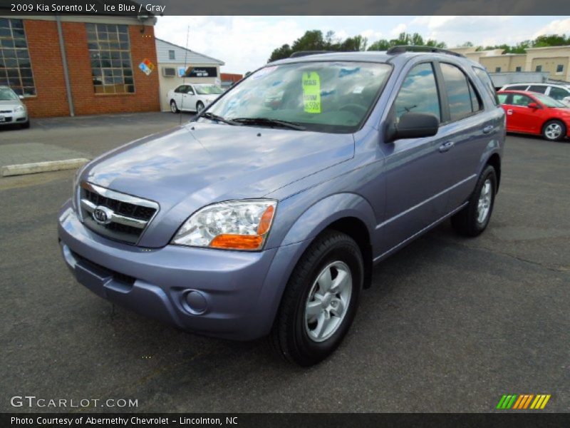 Ice Blue / Gray 2009 Kia Sorento LX