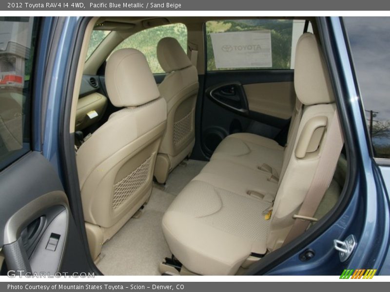 Pacific Blue Metallic / Sand Beige 2012 Toyota RAV4 I4 4WD