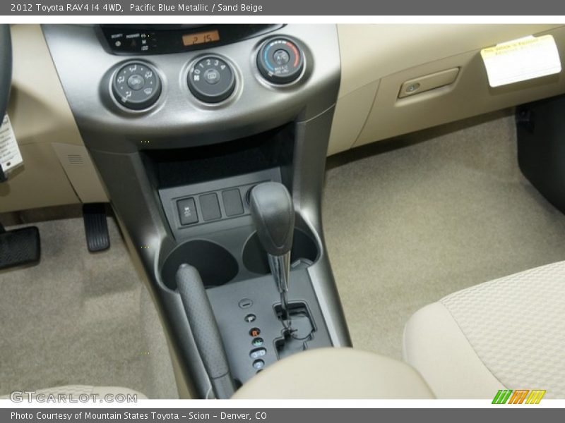 Pacific Blue Metallic / Sand Beige 2012 Toyota RAV4 I4 4WD