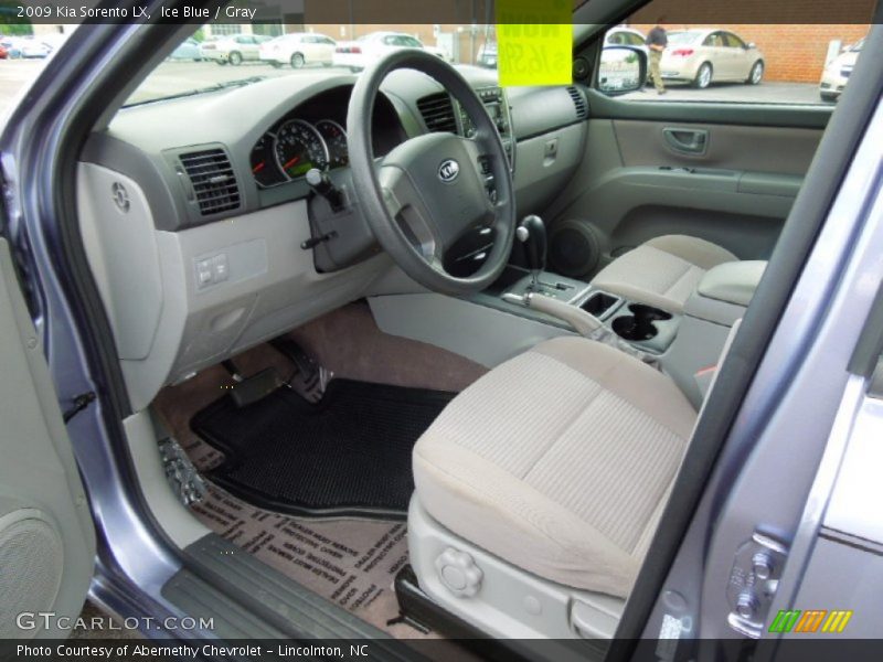 Ice Blue / Gray 2009 Kia Sorento LX