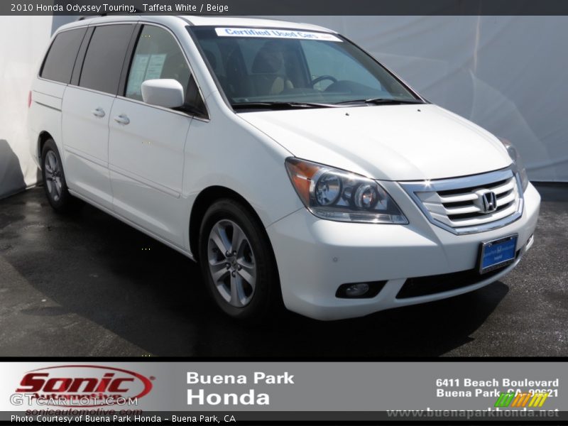 Taffeta White / Beige 2010 Honda Odyssey Touring