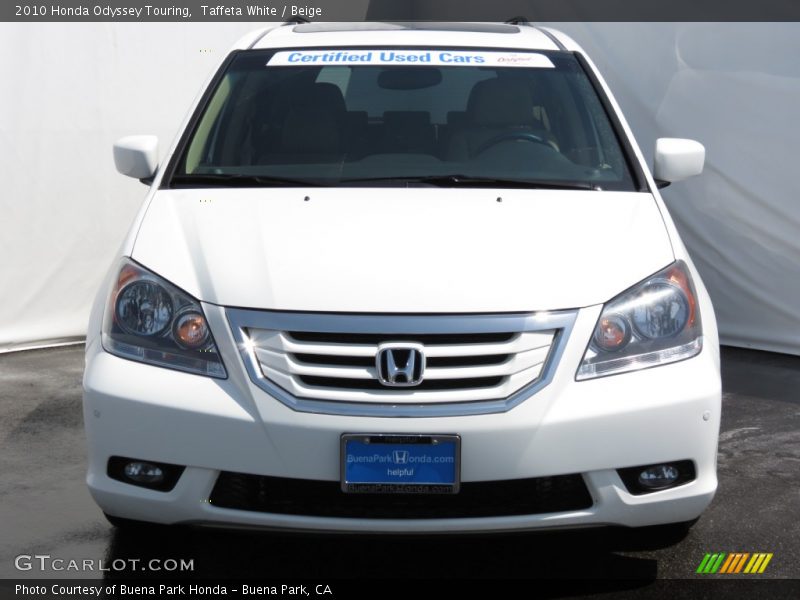 Taffeta White / Beige 2010 Honda Odyssey Touring