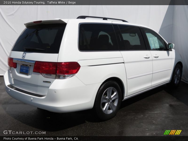 Taffeta White / Beige 2010 Honda Odyssey Touring