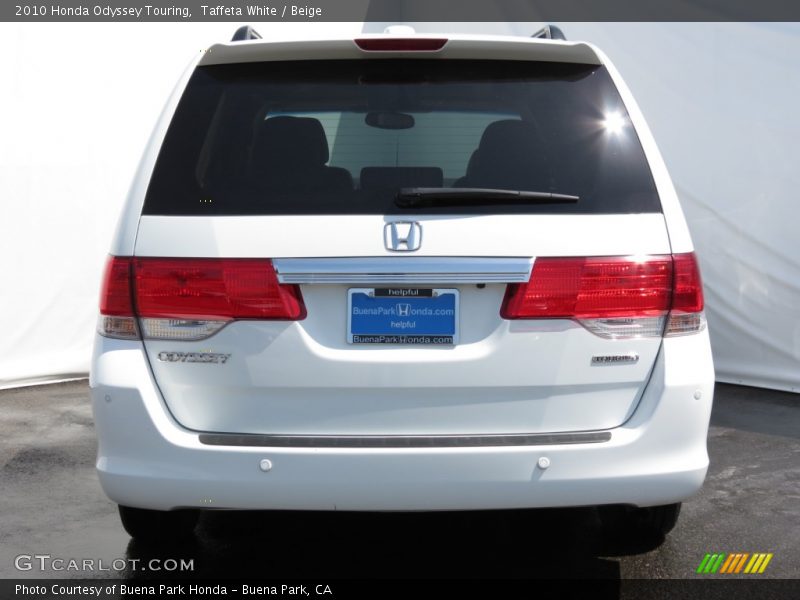 Taffeta White / Beige 2010 Honda Odyssey Touring