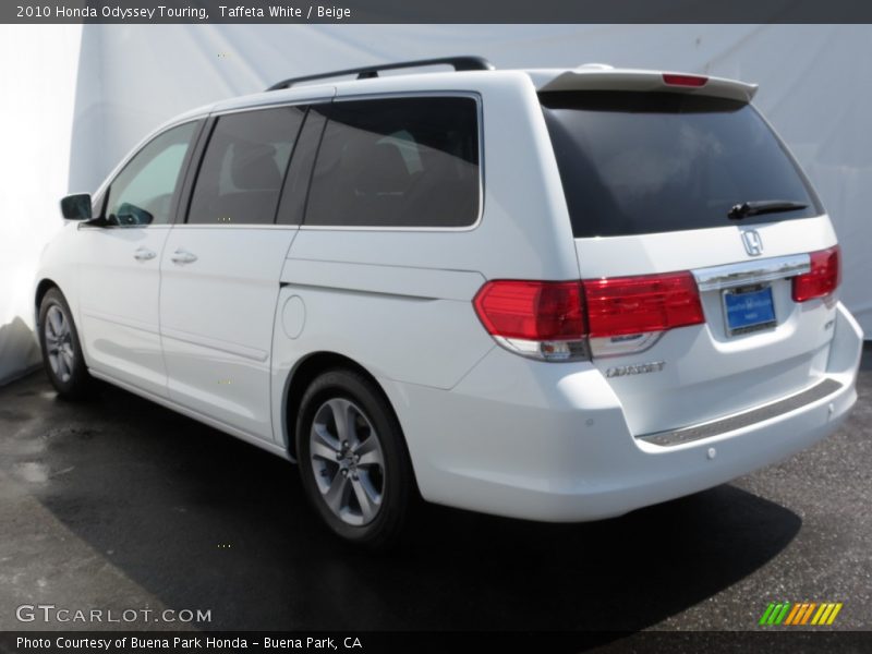 Taffeta White / Beige 2010 Honda Odyssey Touring