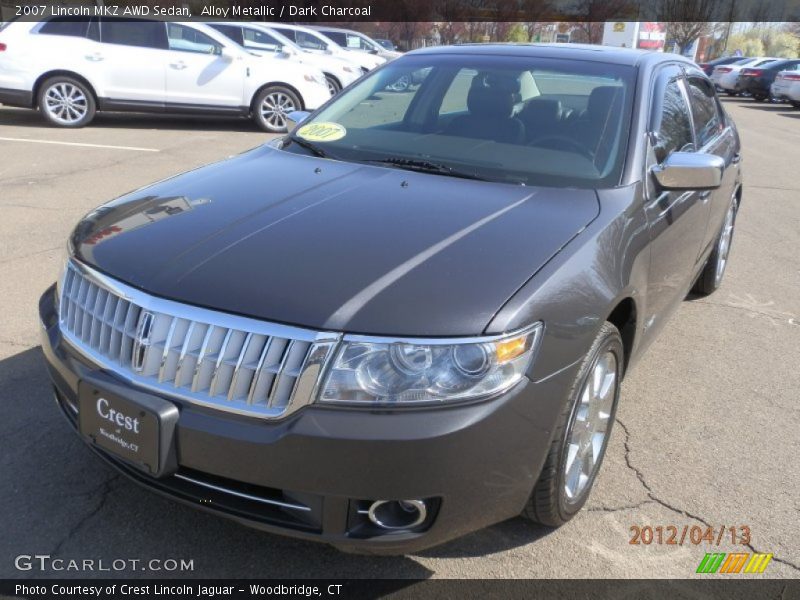 Alloy Metallic / Dark Charcoal 2007 Lincoln MKZ AWD Sedan