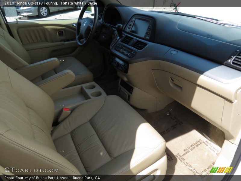 Taffeta White / Beige 2010 Honda Odyssey Touring