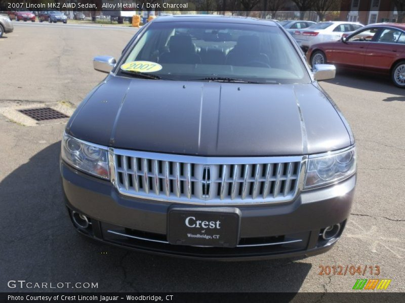 Alloy Metallic / Dark Charcoal 2007 Lincoln MKZ AWD Sedan