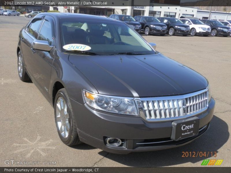 Alloy Metallic / Dark Charcoal 2007 Lincoln MKZ AWD Sedan