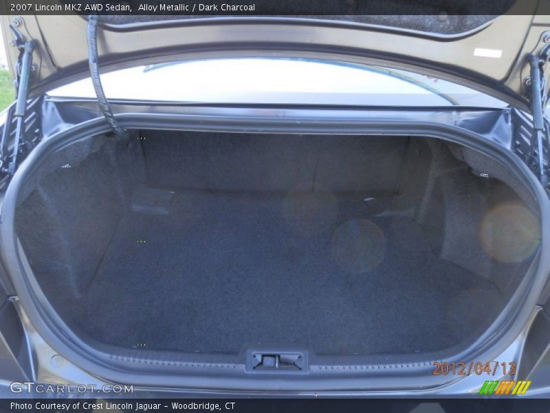 Alloy Metallic / Dark Charcoal 2007 Lincoln MKZ AWD Sedan
