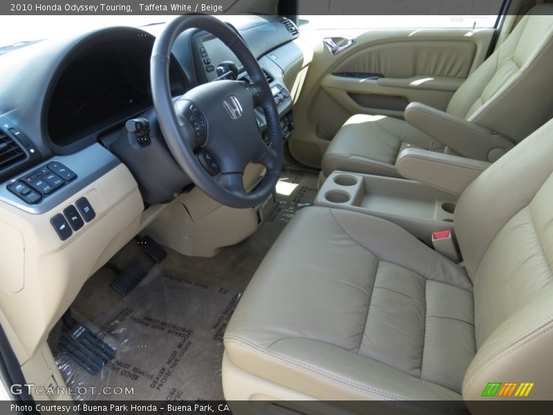 Taffeta White / Beige 2010 Honda Odyssey Touring