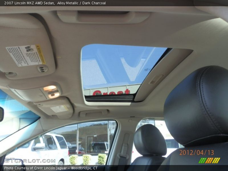 Alloy Metallic / Dark Charcoal 2007 Lincoln MKZ AWD Sedan
