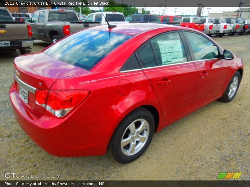 Crystal Red Metallic / Jet Black 2012 Chevrolet Cruze LT