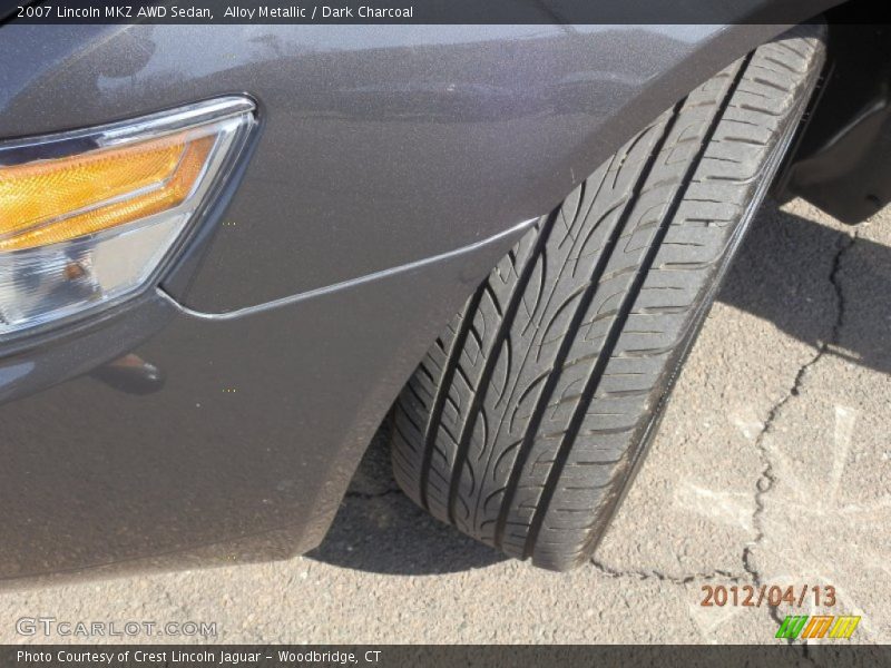 Alloy Metallic / Dark Charcoal 2007 Lincoln MKZ AWD Sedan