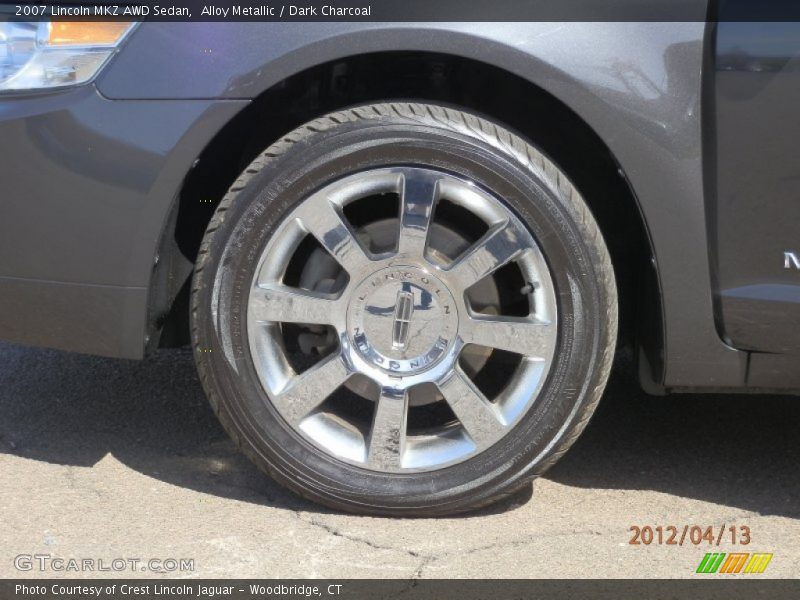 Alloy Metallic / Dark Charcoal 2007 Lincoln MKZ AWD Sedan