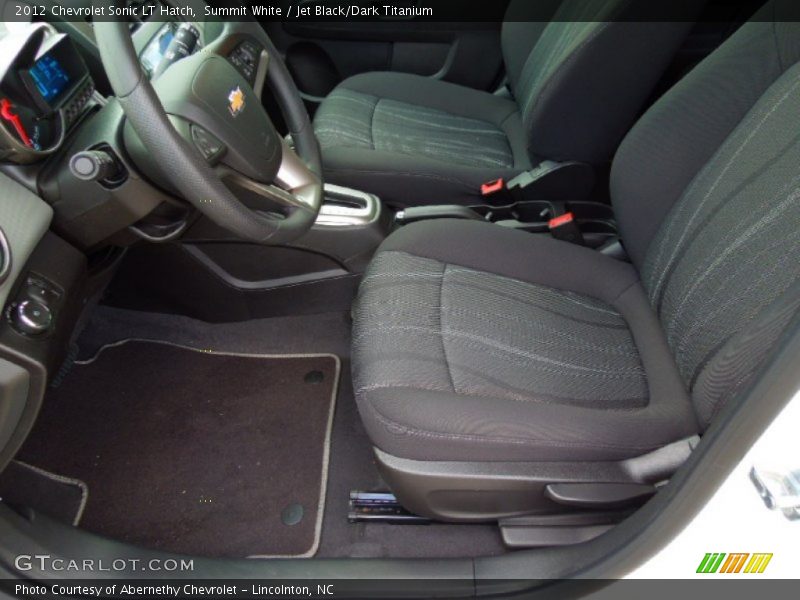 Summit White / Jet Black/Dark Titanium 2012 Chevrolet Sonic LT Hatch