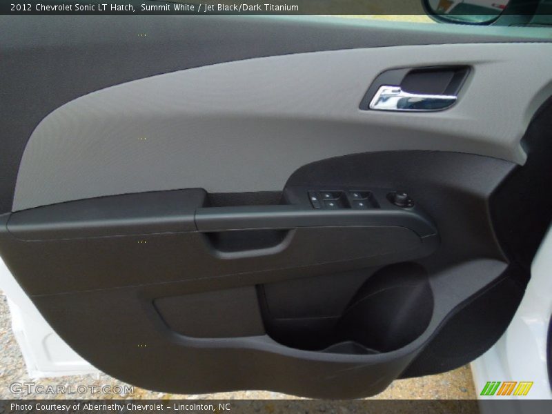 Summit White / Jet Black/Dark Titanium 2012 Chevrolet Sonic LT Hatch