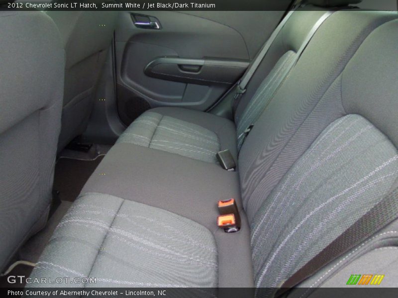 Summit White / Jet Black/Dark Titanium 2012 Chevrolet Sonic LT Hatch