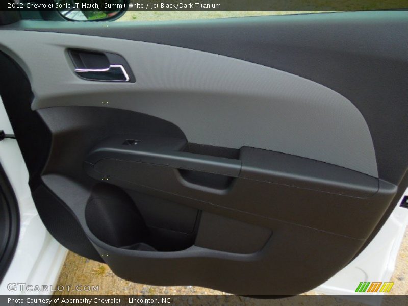 Summit White / Jet Black/Dark Titanium 2012 Chevrolet Sonic LT Hatch
