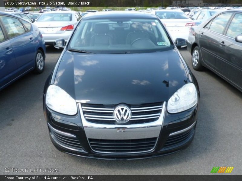 Black / Black 2005 Volkswagen Jetta 2.5 Sedan