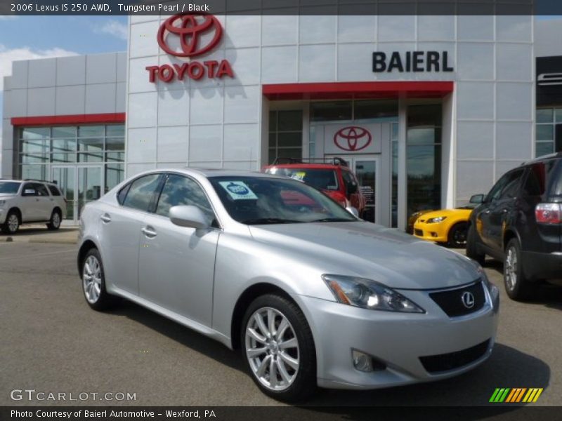 Tungsten Pearl / Black 2006 Lexus IS 250 AWD