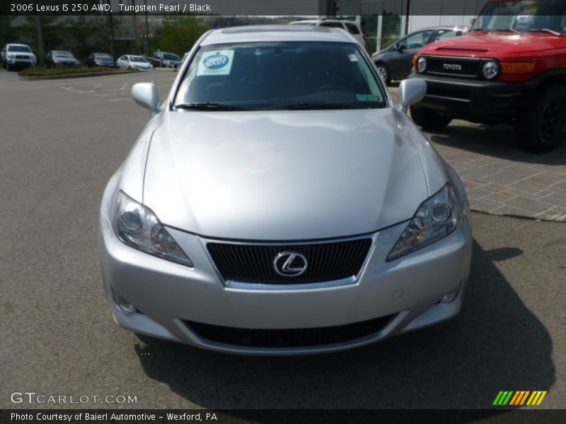 Tungsten Pearl / Black 2006 Lexus IS 250 AWD