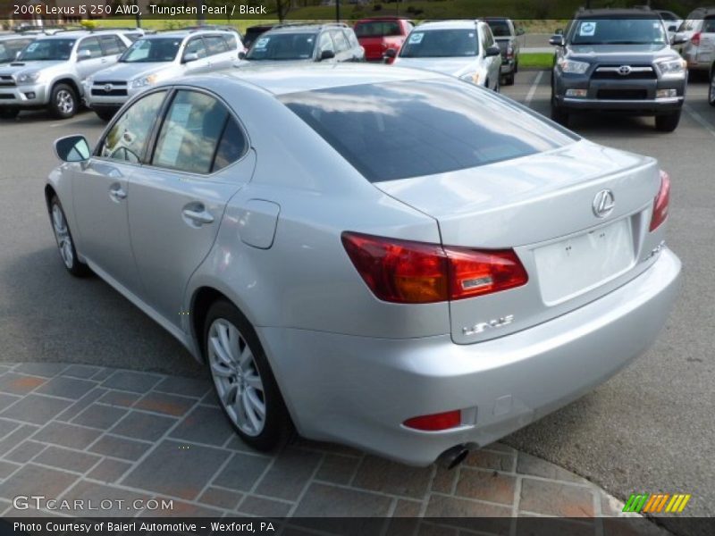 Tungsten Pearl / Black 2006 Lexus IS 250 AWD